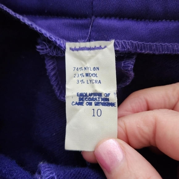 WOOL BLEND STIRRUP LIGHTWEIGHT SKI PANTS - Picture 5 of 6